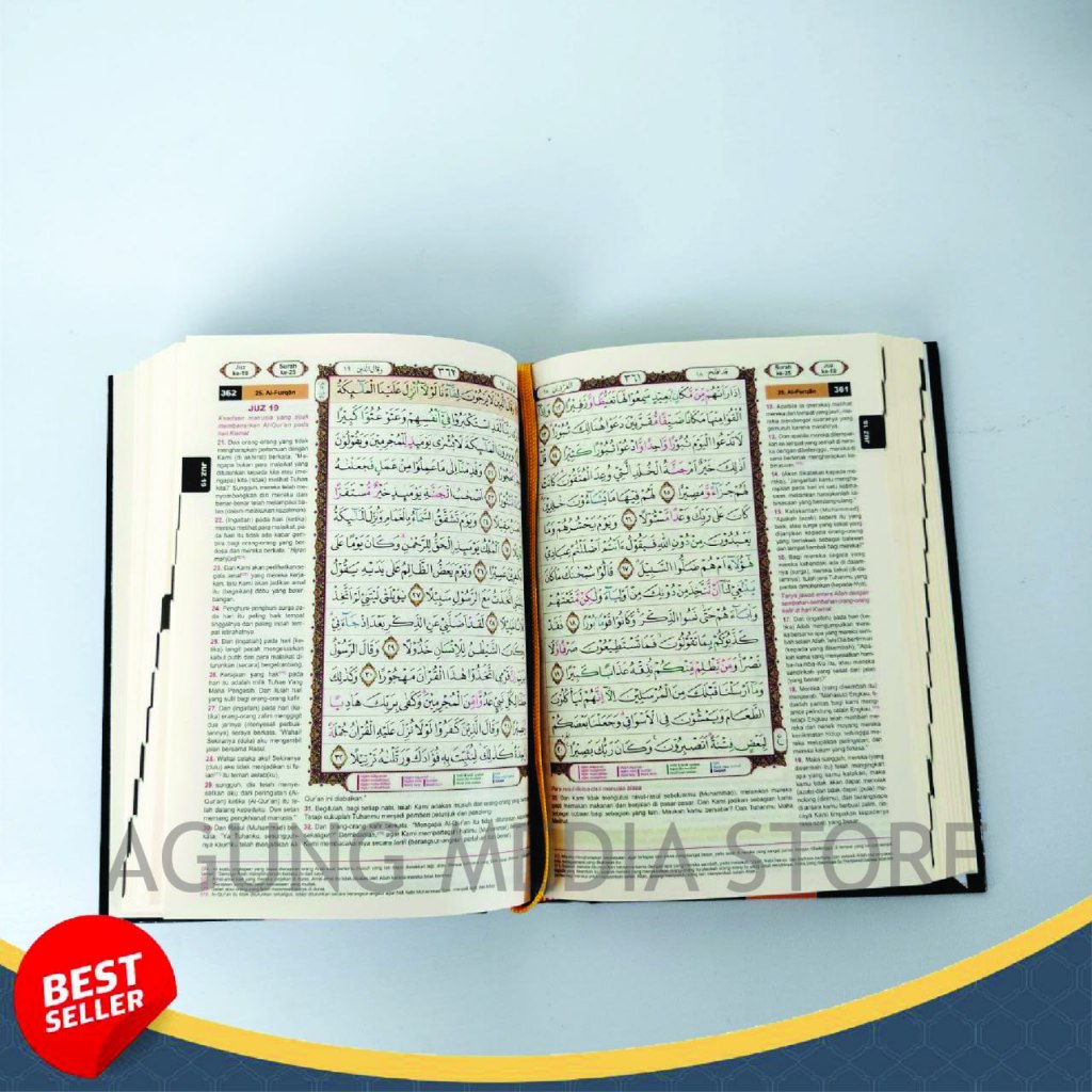 Al Quran Ar Rahman A6 Terjemahan Tajwid Warna Quran Kecil