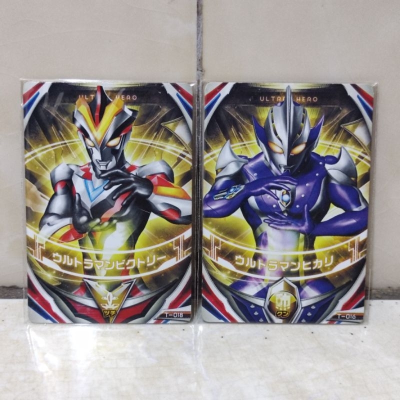 DX Fusion Card Kartu Ultraman Orb - Ultraman Victory & Ultraman Hikari