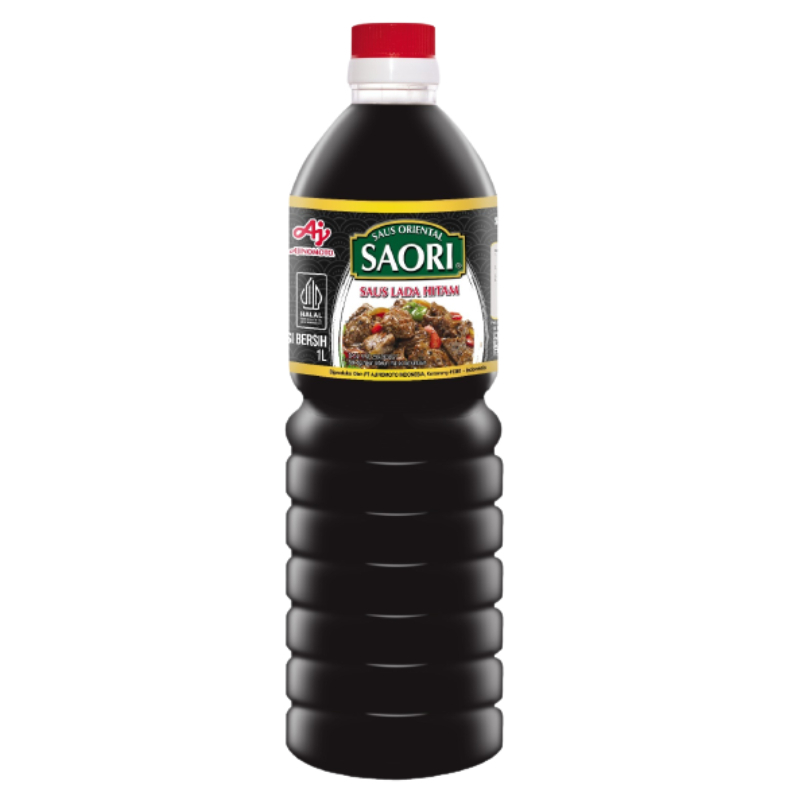 

SAORI® Saus Lada Hitam Kemasan Botol 1L