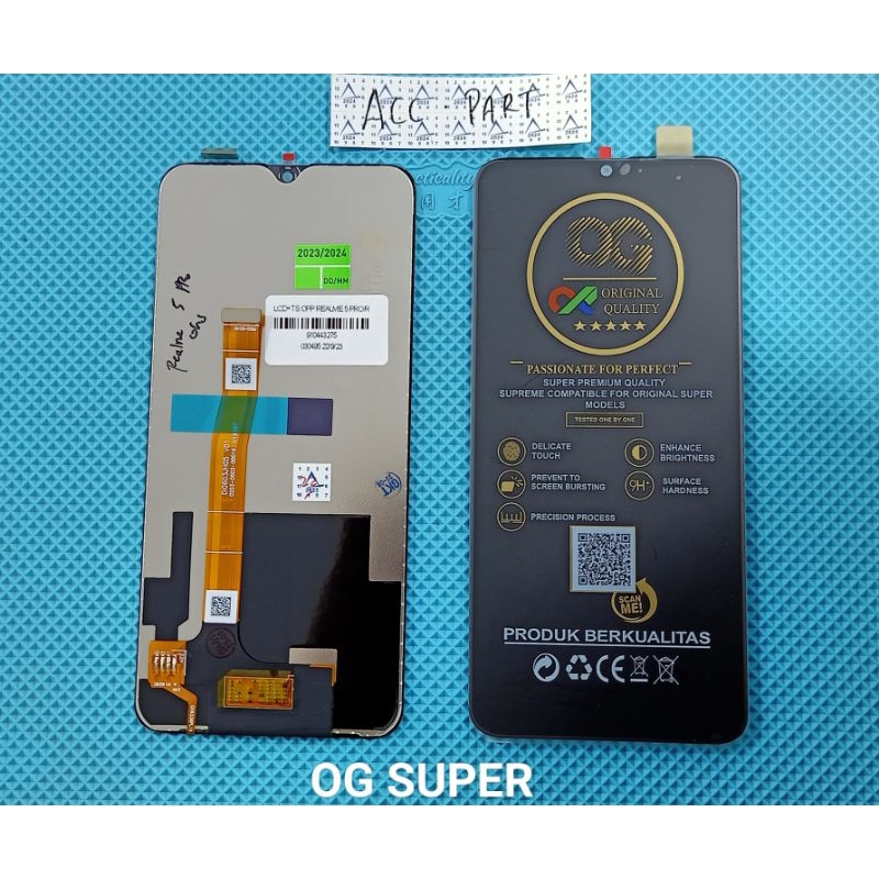 LCD REALME 5 PRO ORI BLACK