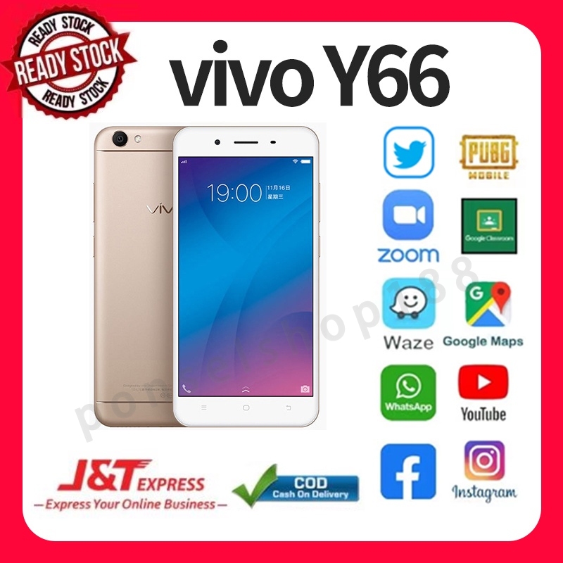 HP Vivo Y66 Ready Ram 3/32&amp;4/64GB Best Smartphone Bergaransi toko