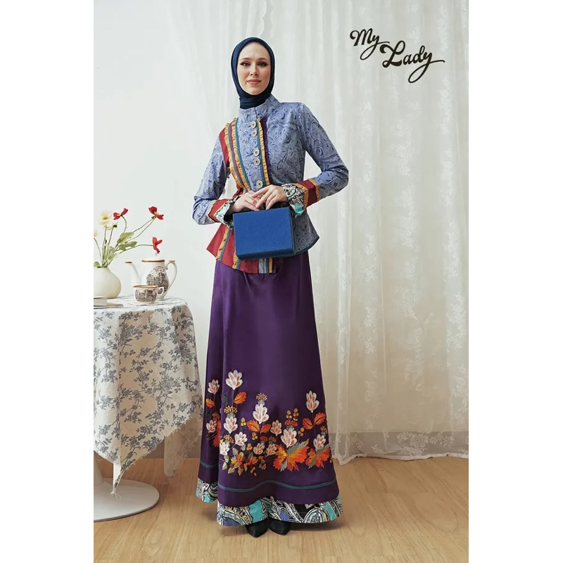 MY LADY- GAMIS TUNEECA NIMRA T-0523027 ABAYA:GAMIS/DRESS MUSLIMAH MEWAH MODERN TRENDY