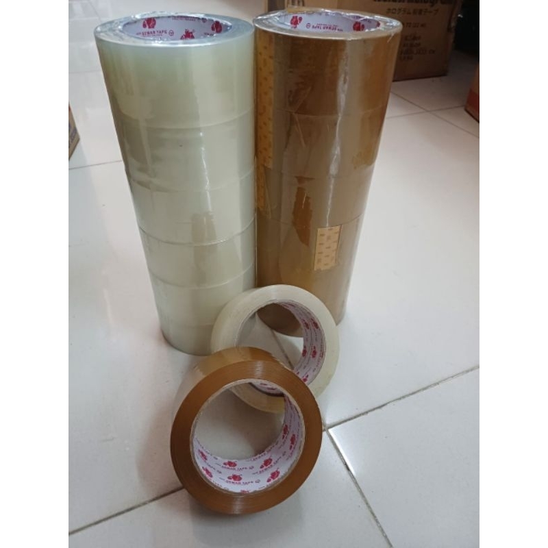 

Lakban Opp Semar Bening dan Coklat 48mm x 100 yard