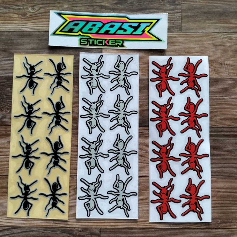 

sticker semut isi 8 sticker cutting