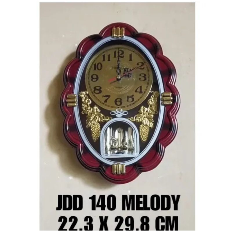 jam dinding Nikko 140 melody