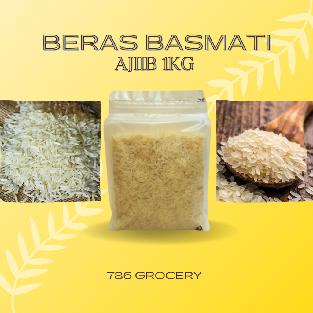 

BERAS BASMATI AJIIB 1 LITER | BASMATI REPCAK 1 LITER | BERAS BASMATI 1LITER | BASMATI RICE 1LITER | BERAS BASMATI