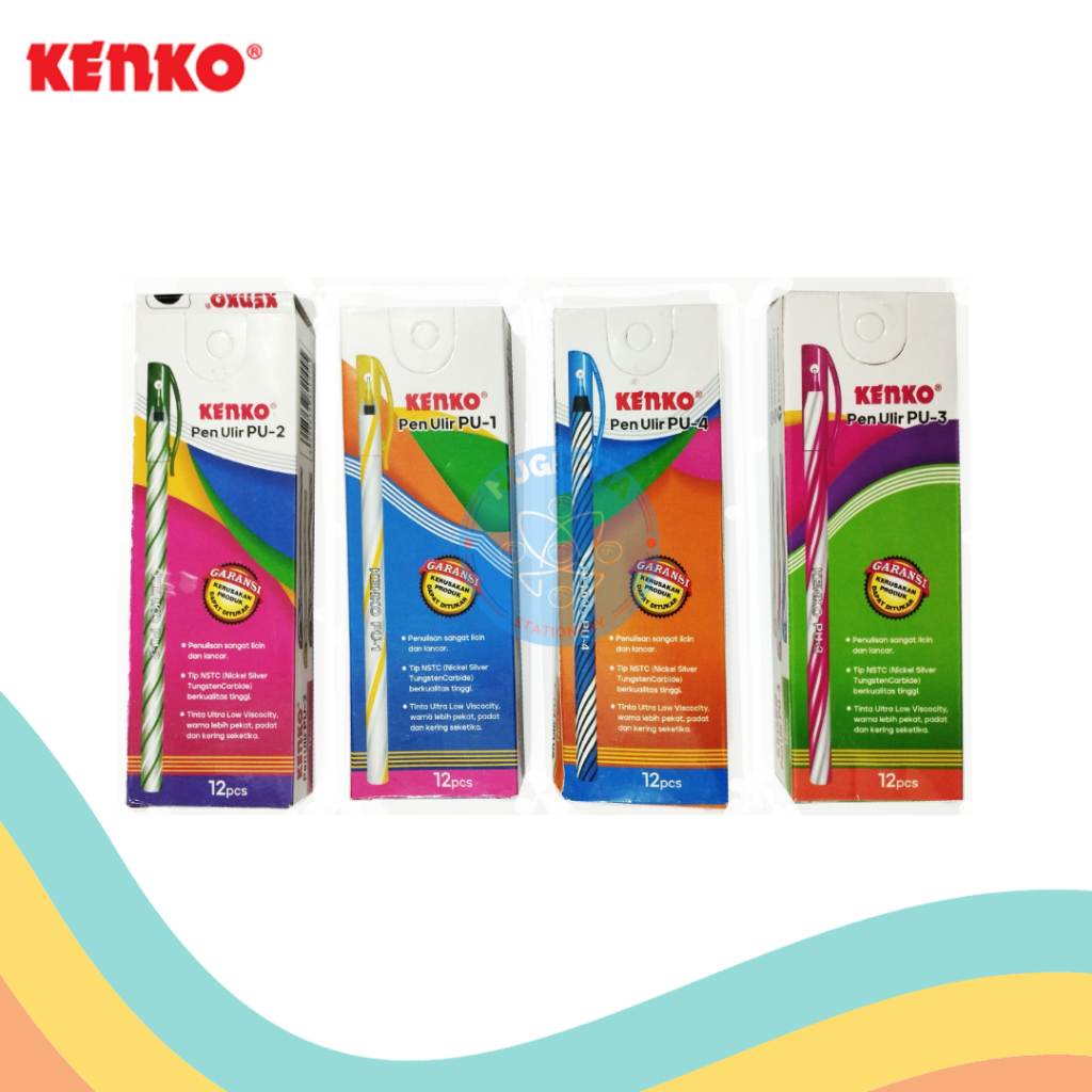 

BALLPOINT KENKO ULIR SERI PU (12 PCS)