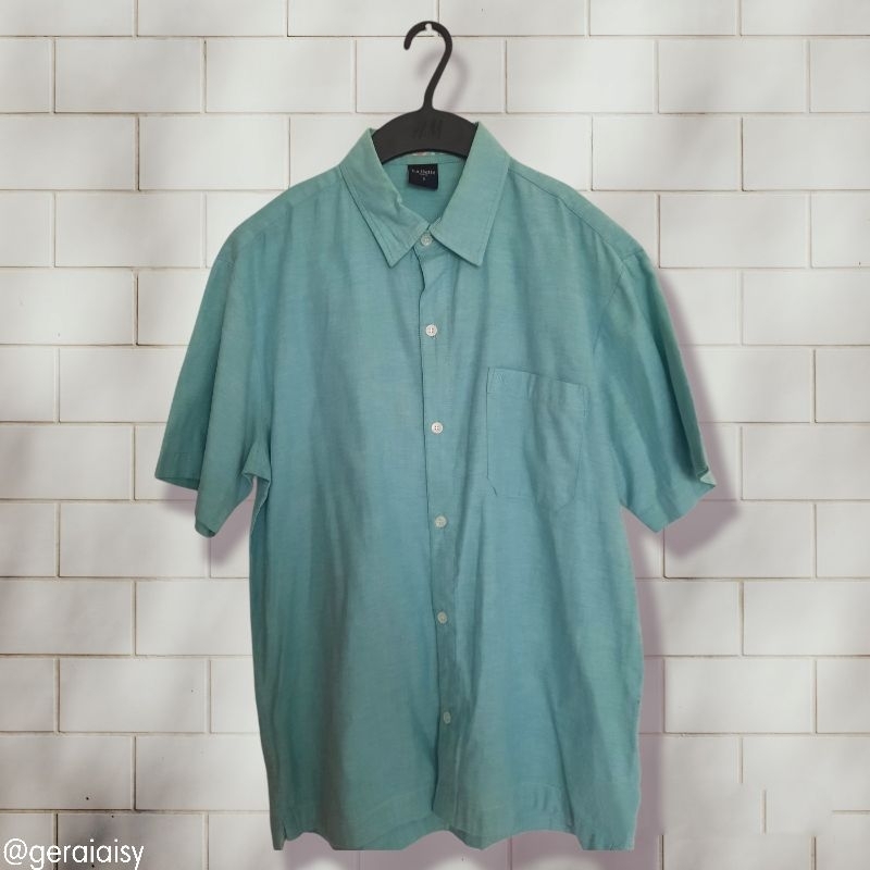 Kemeja Polos Lengan Pendek Laki Laki/ Baju Atasan Pria La Bette Preloved