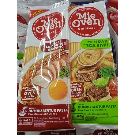 

Mie Oven Mie Goreng Bawang dan Mie Kuah Iga Sapi