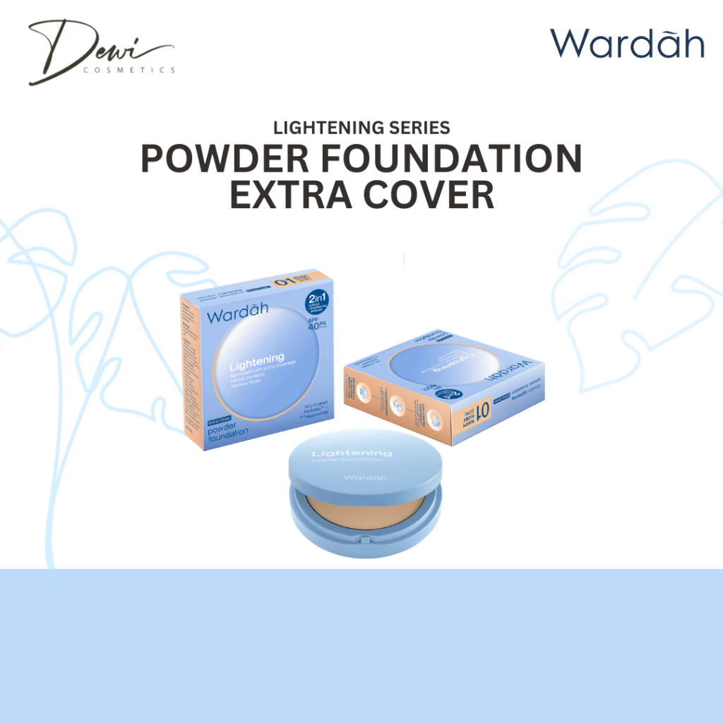 Wardah Lightening Powder Foundation Extra Cover