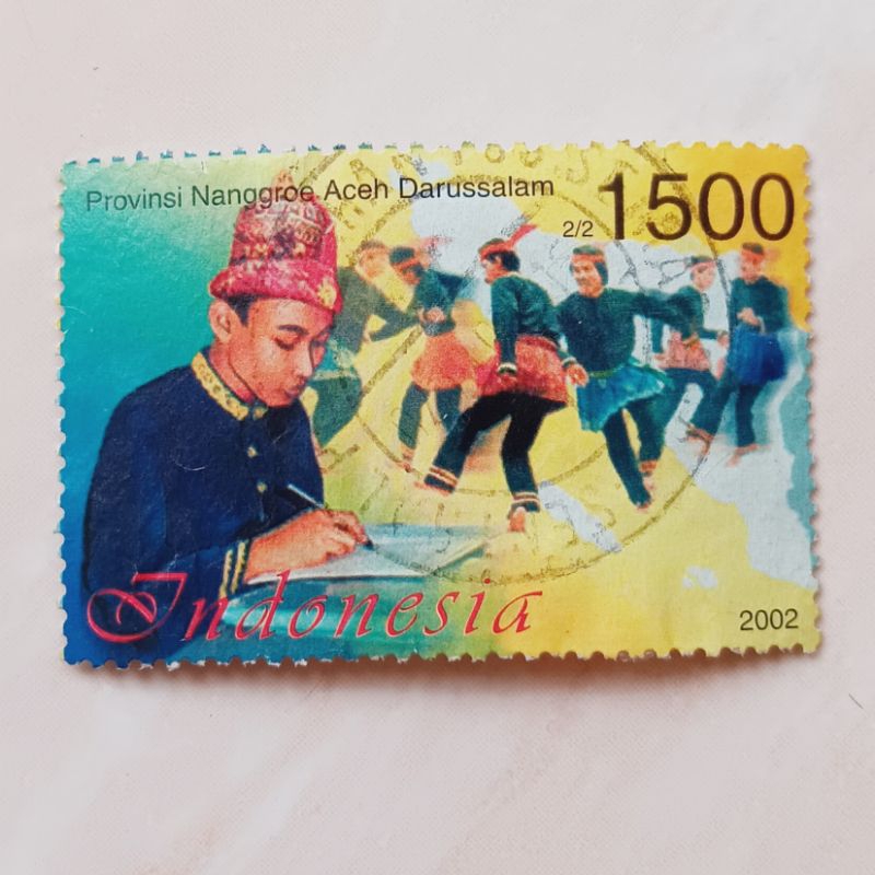 

(AA) Perangko Indonesia 2002 Nangroe Aceh Darussalam 1.500 Rupiah Used (2/2)
