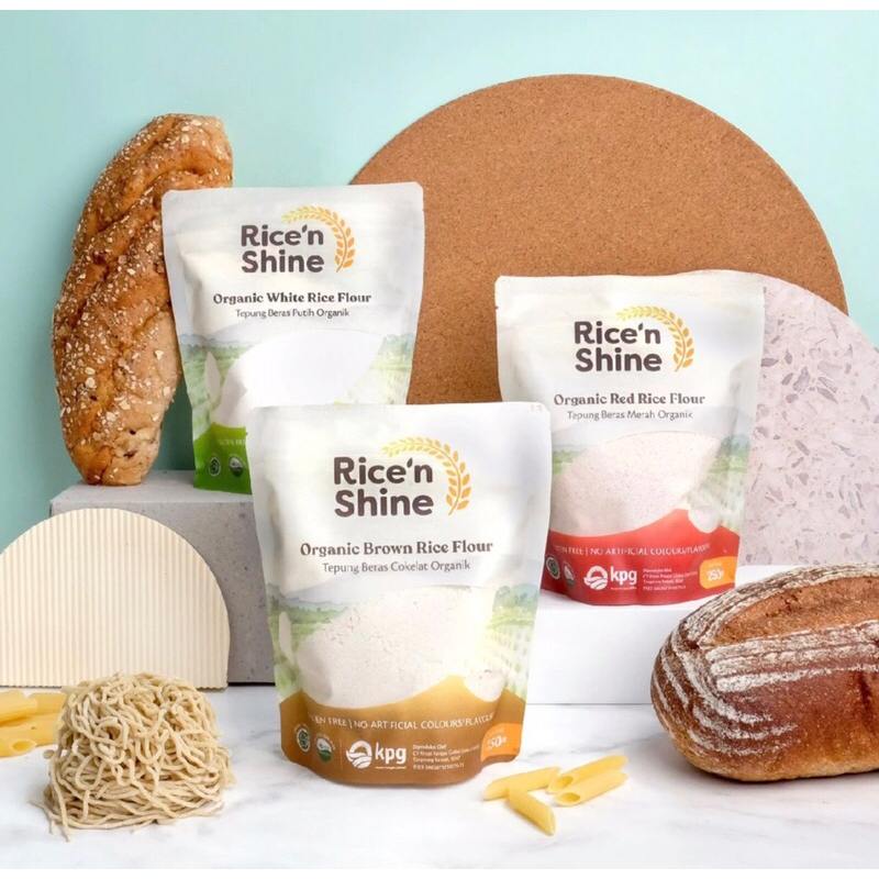 

Tepung beras Organik MPASI Halal Rice n shine / mpasi organik