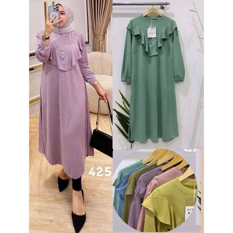 Premium Tunik Wanita Kuyifei 425# Terbaru Cakep Keren