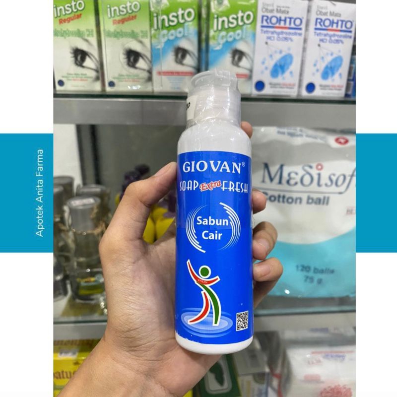 GIOVAN Sabun septik mandi Biang keringat biru/ Giovan pink sabun kewanitaan