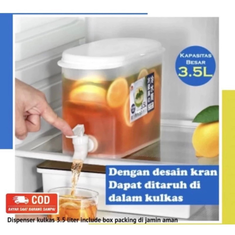 DP-DISPENSER AIR MINUM 3.5 L BOX warna putih