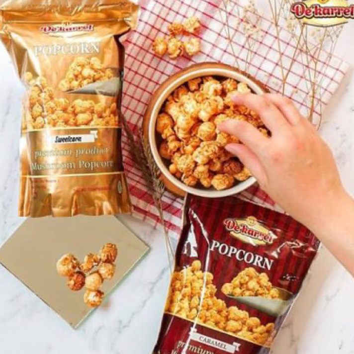 

Terlaku. Dekarrel Popcorn Premium Mushroom Popcorn Snack Popcorn Caramel Tiramisu Butter Vanilla Produk