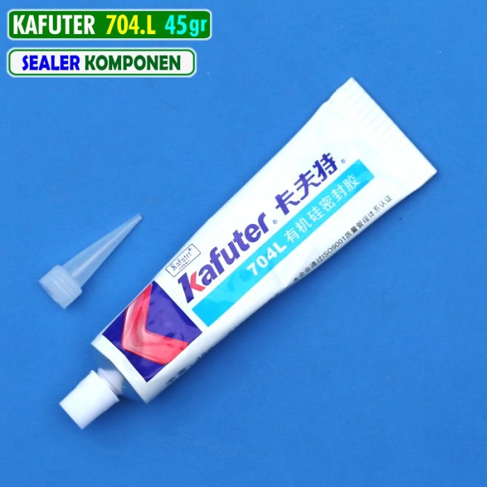Lem Karet KaFuter K-704L 45gr Sealer Komponen Anti Air Lem Karet Segel Isolator warna hitam