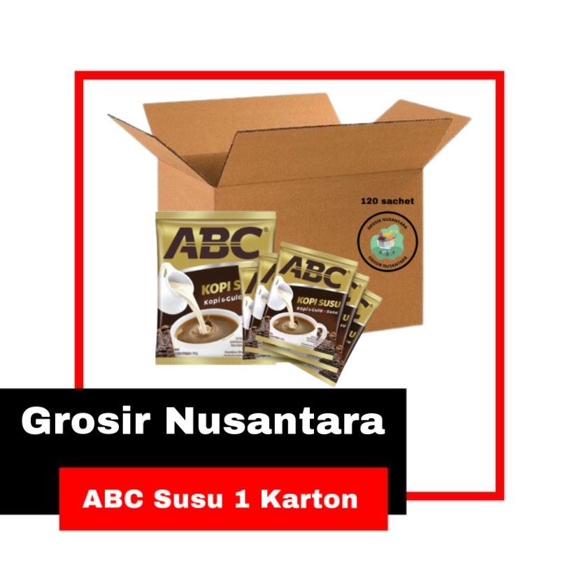 

1 Dus Kopi ABC Susu Isi 120 Sachet