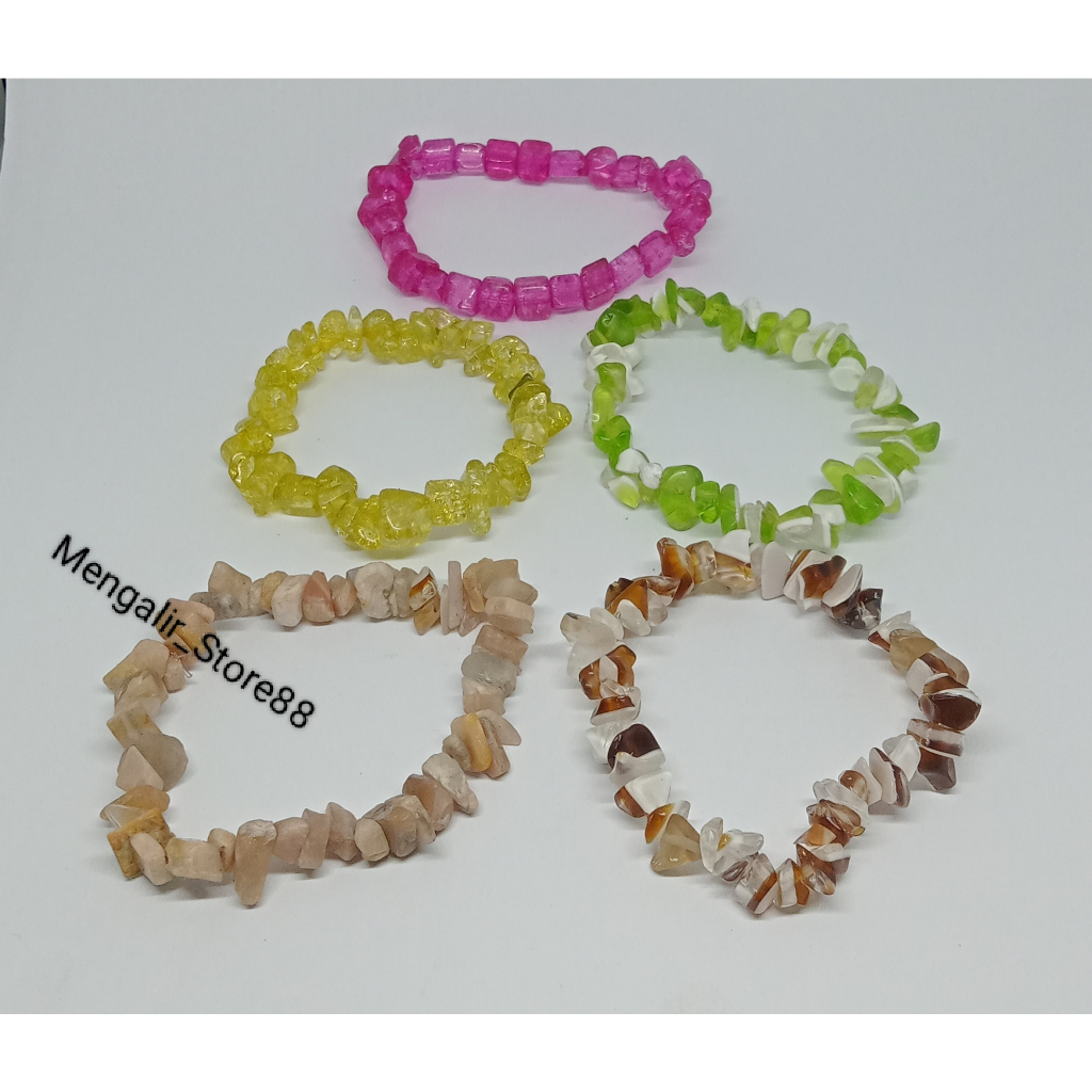 GELANG BATU ALAM - GELANG BATU WANITA - GELANG BATU ASLI