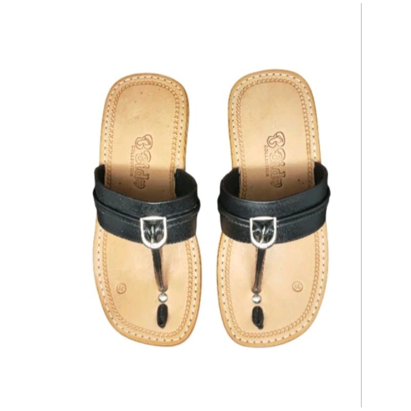 Sandal tarumpah pria kulit asli
