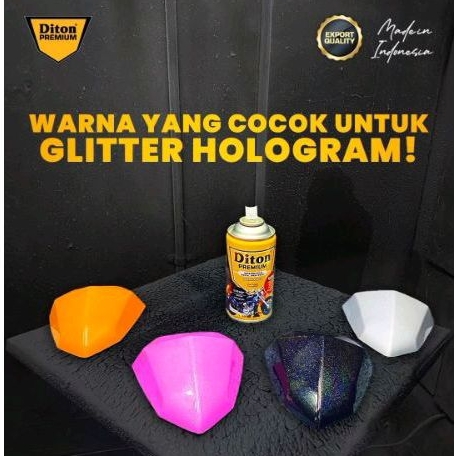 Pilok Glitter Hologram GH 9500** Diton Premium Cat Semprot Velg Sepeda Motor Mobil 400ml