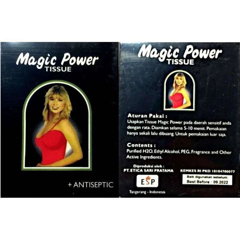 Tissue magic power Tissue power magic classic 1 kotak isi 6 sachet