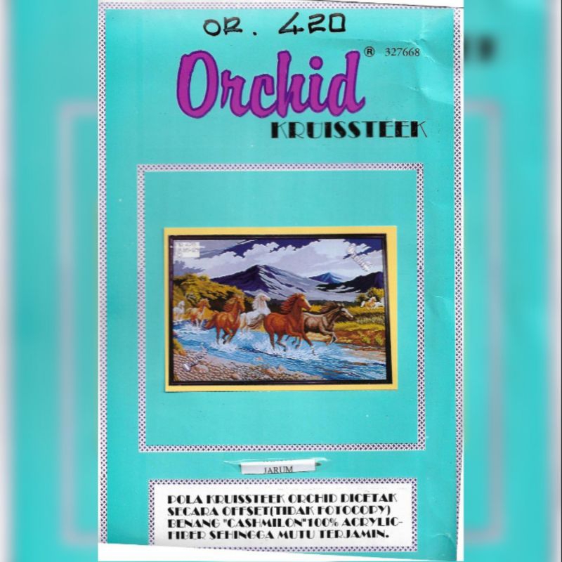 Paket Kristik Orchid OR 420 Kuda DIY