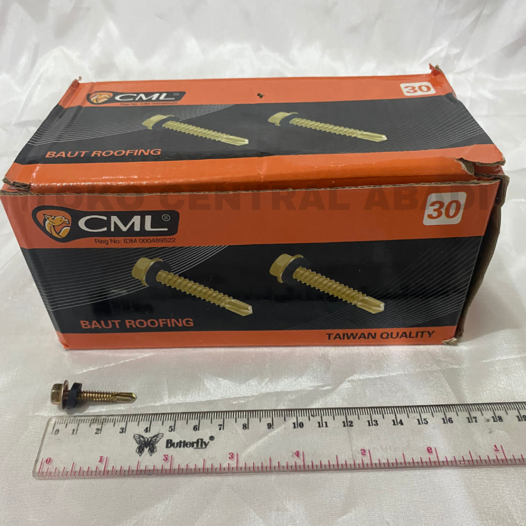 Baut Roofing / Skrup Roofing "CAMEL" 30mm, 3cm (500 pcs) /  Baut Roofing Baja Ringan / Baut Roofing 