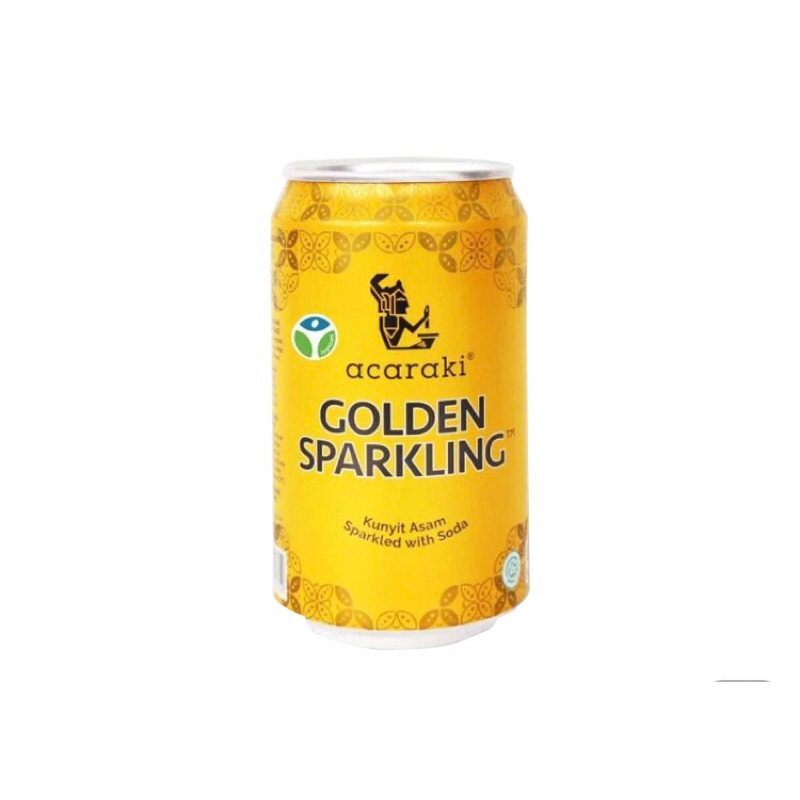 

Acaraki golden sparkling minuman soda kunyit asam 320ml