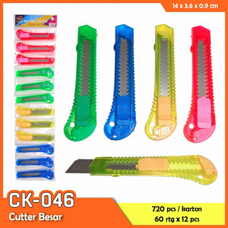

1Renceng pisau karter besar(12pcs)