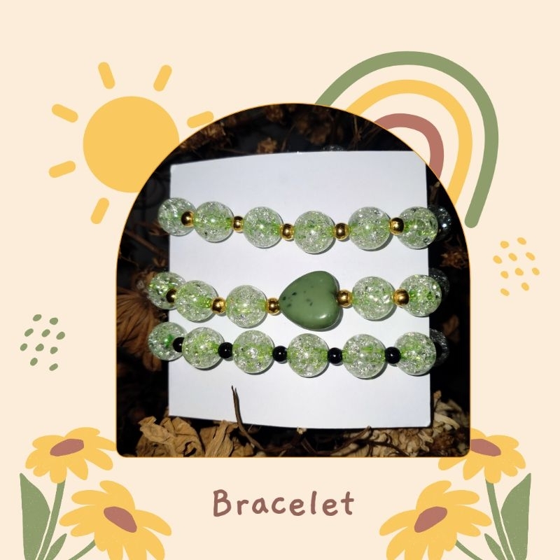 gelang kristal manik-manik