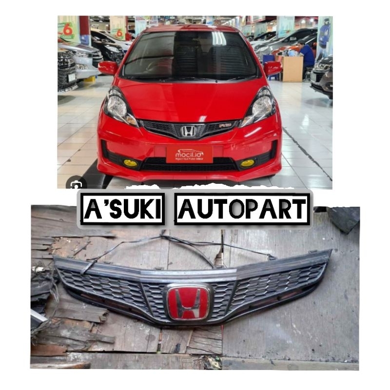 grill bemper depan honda jazz rs 2012