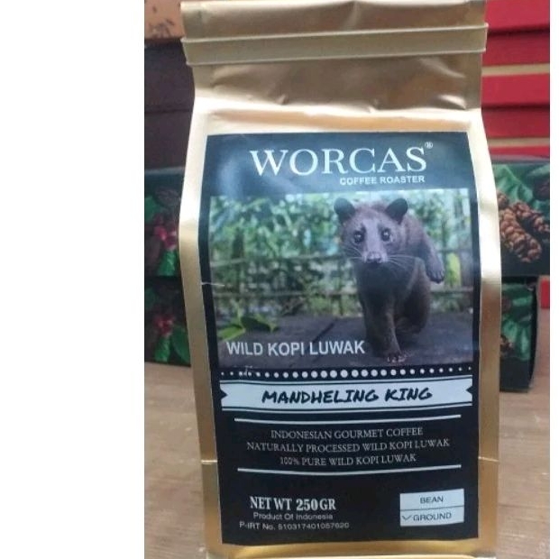 

Kopi Luwak Liar Mandheling 250 gr Powder Or Bean Coffee favorit