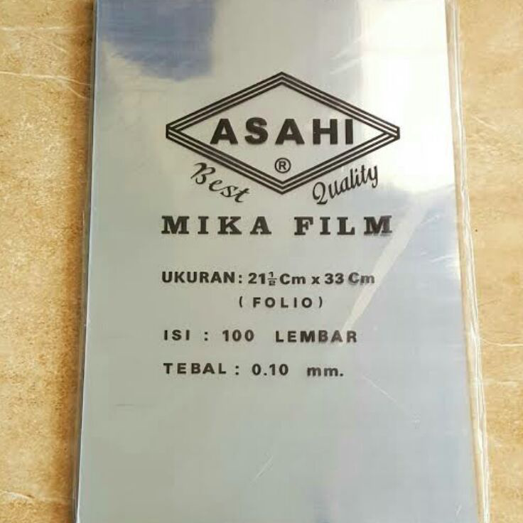 

Laris Plastik Mika Jilid ASAHI 0.10mm ( 1pak/100lembar )