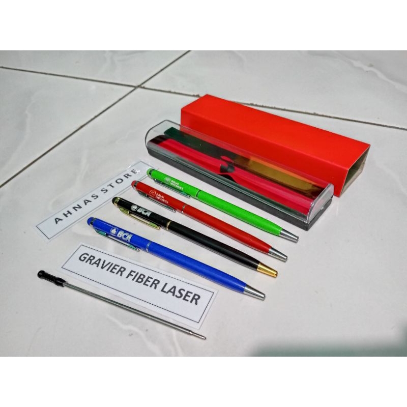 

PulpenMetalMultiPungsiStaylusGravierLaser+BoxMikaMerah