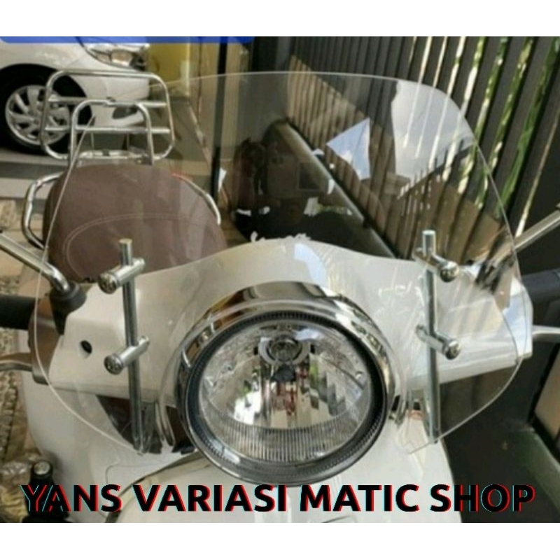 Aksesoris Vespa / Flyscreen Vespa Lx / Windshield Vespa Lx