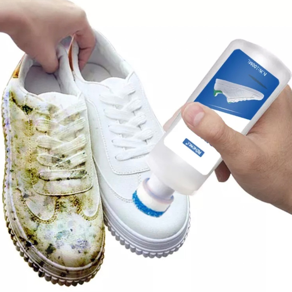 Pembersih pemutih Sepatu / Cairan Pembersih Sepatu Sneakers Pemutih Ajaib Shoes Cleaner Staim Remove