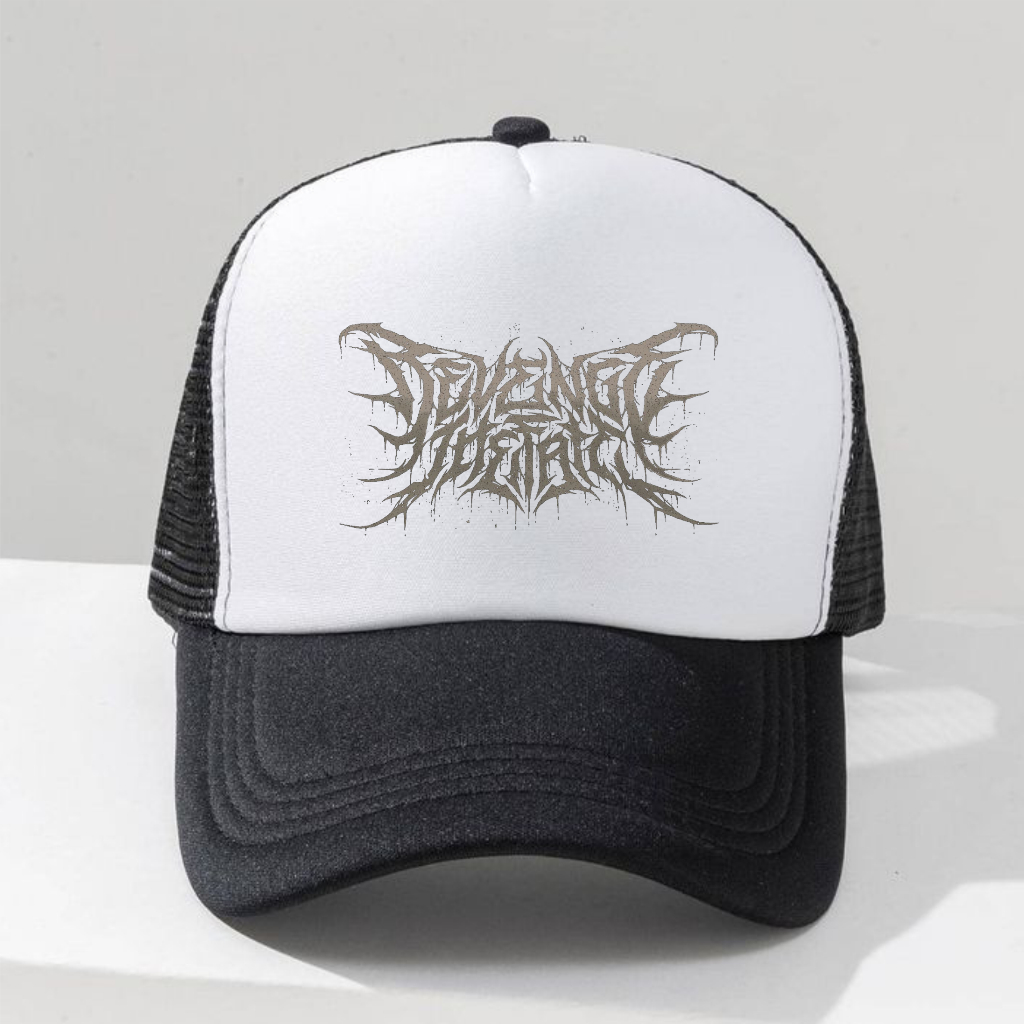Topi Band Revenge The Fate - Aksesoris Fashion Topi Model Trucker / Jaring / Jala - Saga Bandung