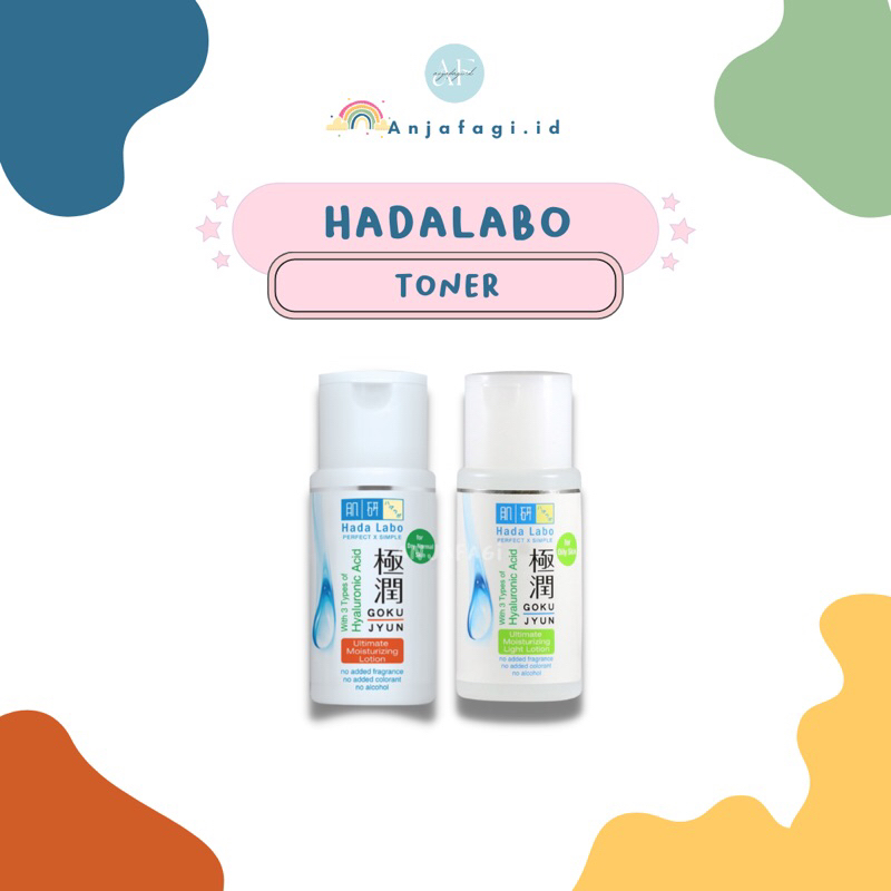 HADA LABO GOKUJYUN ULTIMATE MOISTURIZING LIGHT LOTION STRIP HIJAU ORANGE 100ML TONER HADALABO