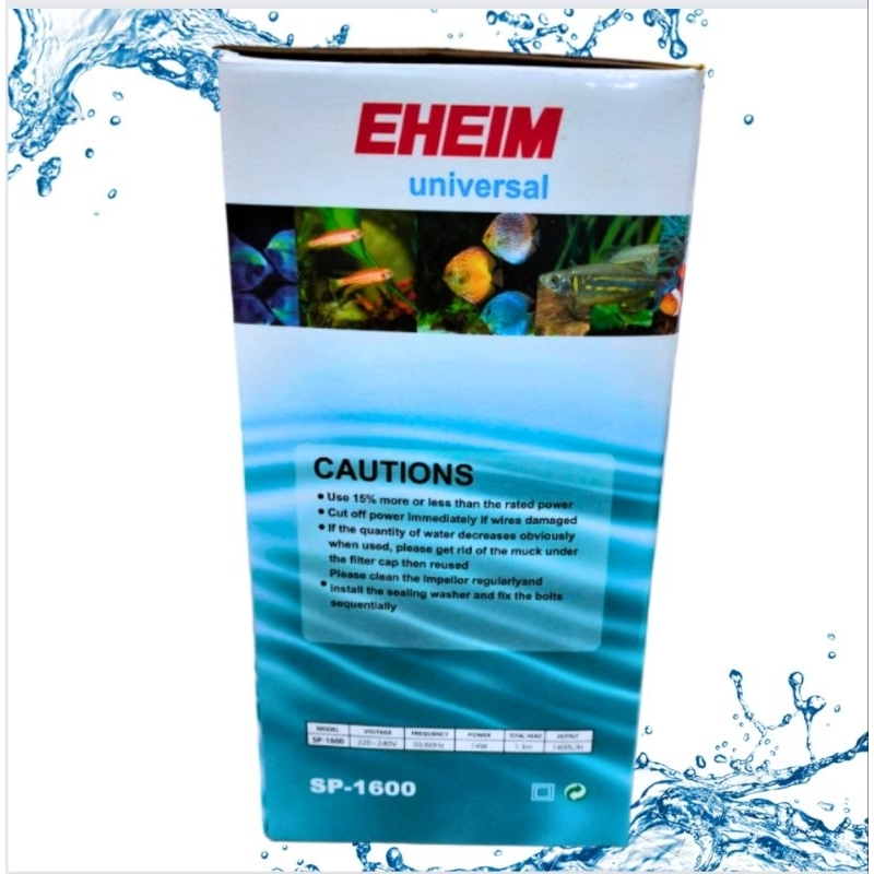 EHEIM UNIVERSAL SP 1600 Pompa Kolam Aquarium Submersible Pump