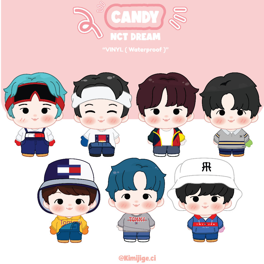 

STICKER PACK" DREAMIS CANDY