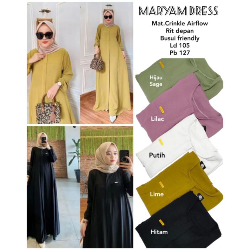 Maryam dress gamis