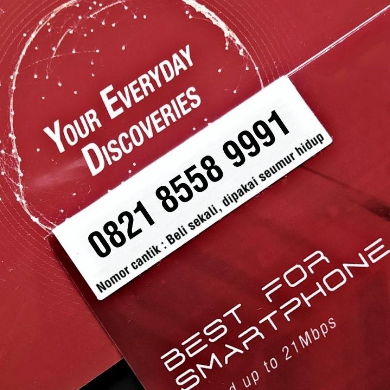 Nomor Cantik Kartu Perdana SimPATI dan As Telkomsel Combo Sakti 0821 8558 9991