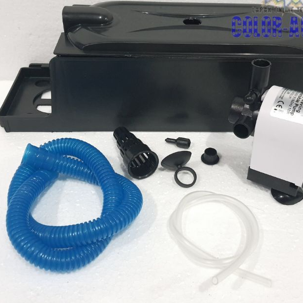 Top filter aquarium ikan ARMADA AM 777 box filter full set lengkap mesin besar 1600