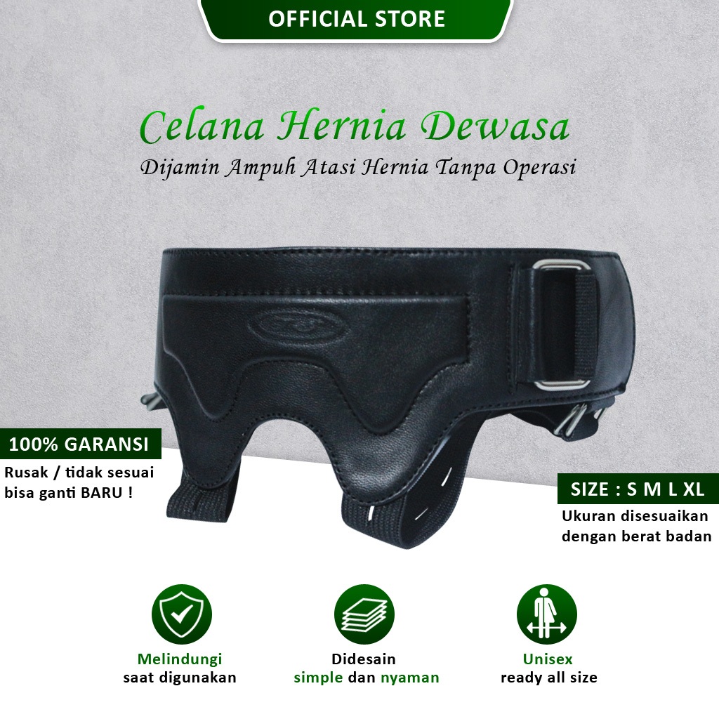 Celana Hernia Turun Berok Pria Wanita Dewasa / Celana Dalam Hernia Turun Berok / Celana Terapi Herni