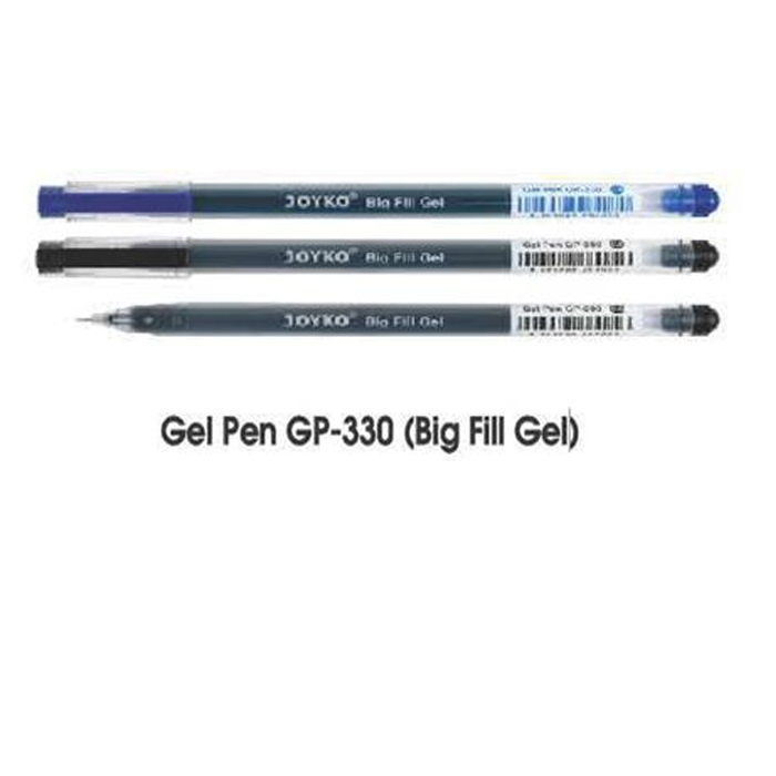 

12pcs Gel Pen/Pulpen/Pena Joyko Big Fill 330