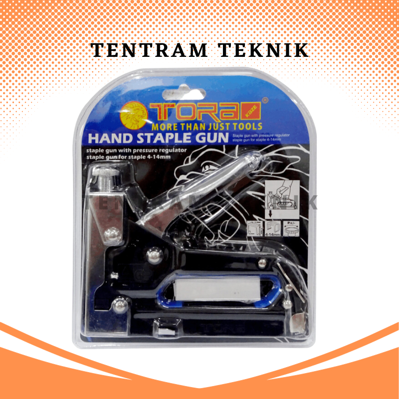 

Staples 3in1 Body Hitam Tora / Hand Staple Gun / Staples Tembak / Staples Gun TORA 4-14mm / Staples Gun 3 In 1 Tora