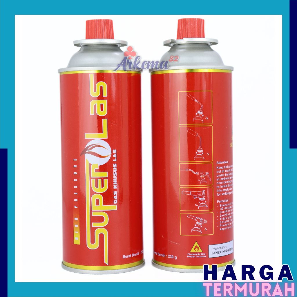 GAS KALENG SUPER LAS | GAS KOMPOR PORTEBEL | GAS KALENG MINI | GAS CAMPING | GAS LAS | GAS CARTIDGE
