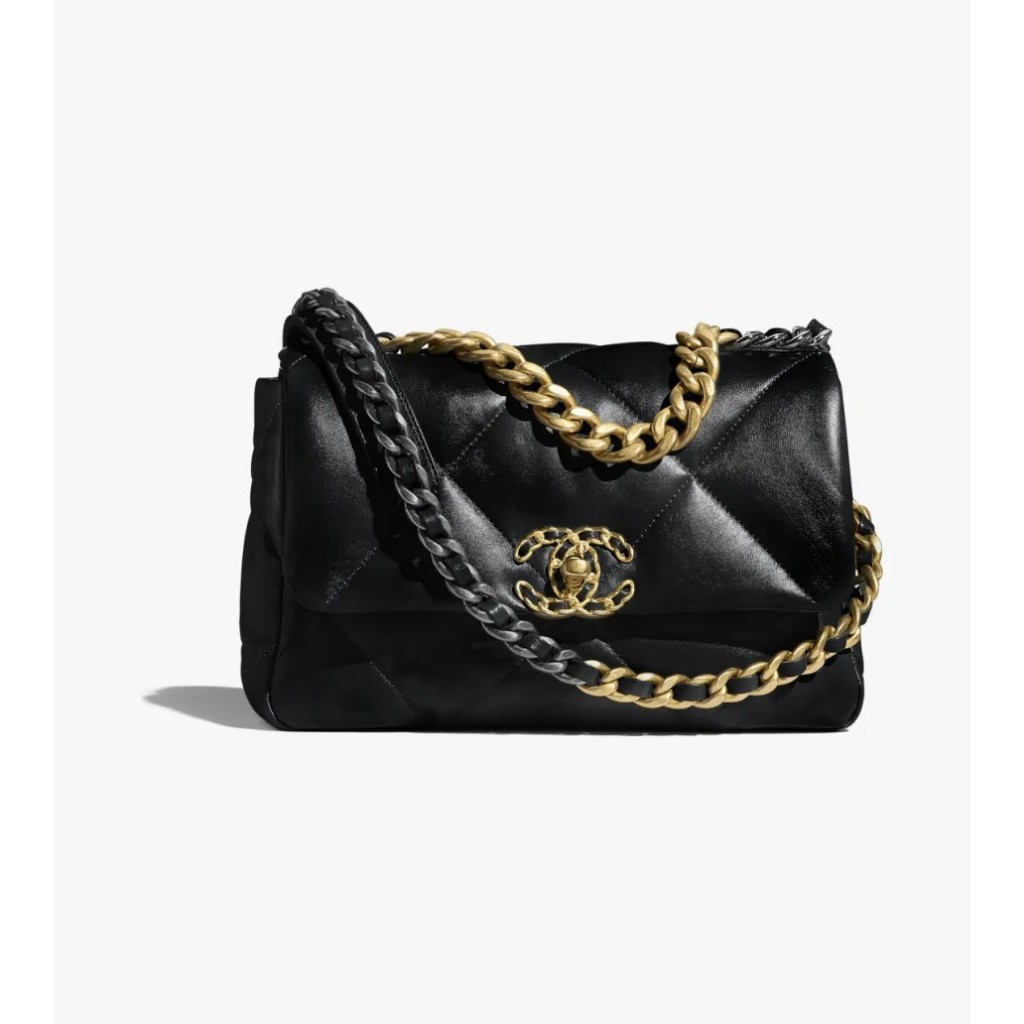 TAS WANITA Chanel 19 Handbag MIRROR QUALITY DOUBLE BOX BNIB BRAND NEW
