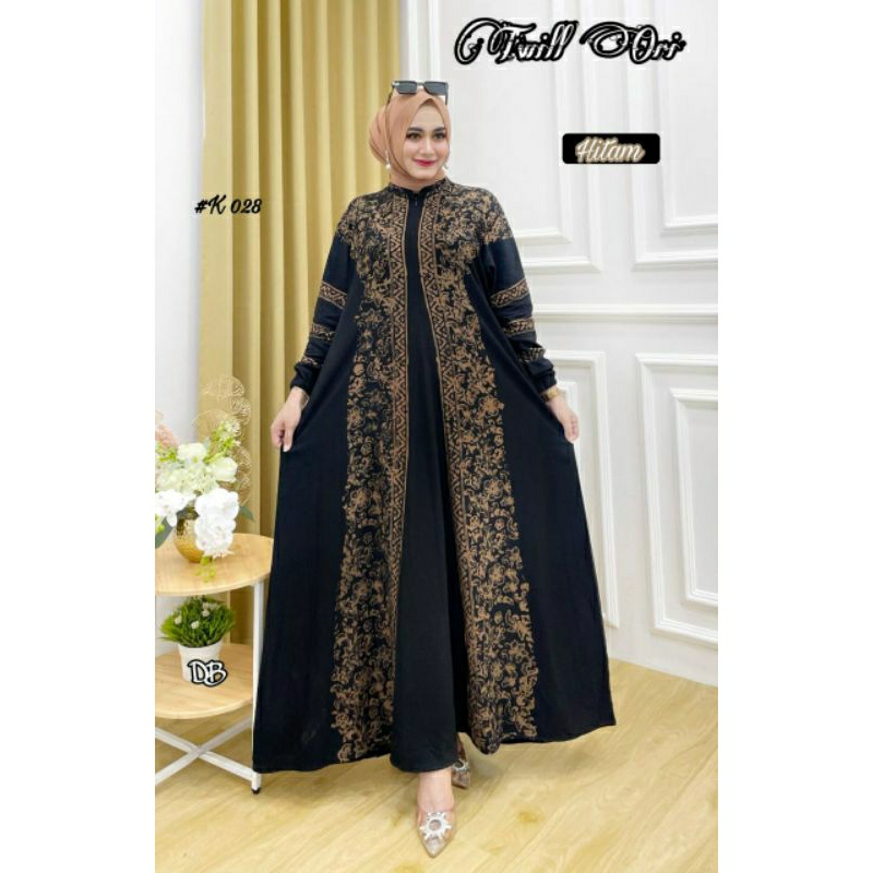 gamis twill original klok A cap malaman